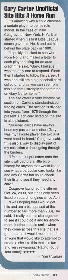 SportCards December 2001