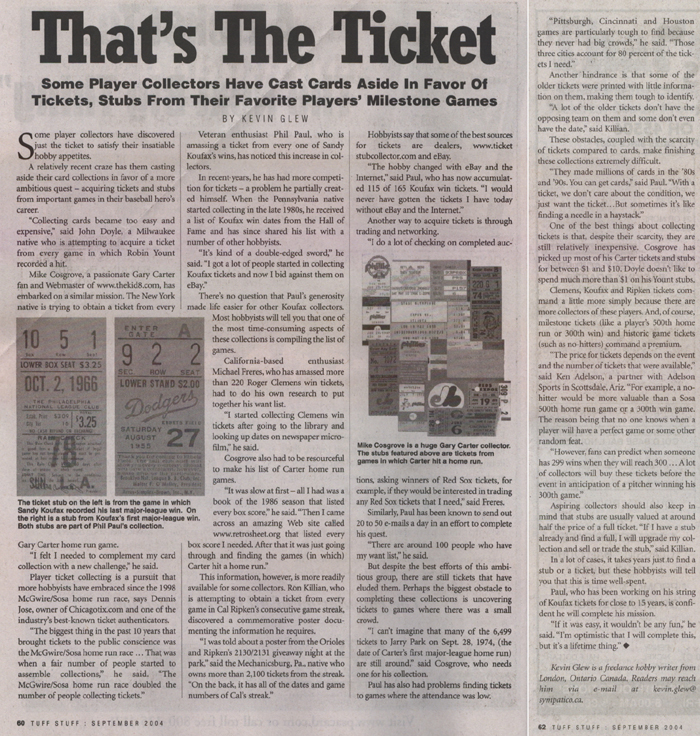 TUFF STUFF ~~ SEPTEMBER 2004 ~~ Pages 60 & 62